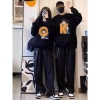 Áo sweater nỉ bông cặp đôi nam nữ rộng mùa đông hoodie RTOML giảm giá 69k 7