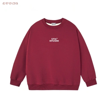 Áo sweater nỉ lông cáo lót nhung nam nữ 320GSM 100% cotton mềm mịn không bám bụi RTOML
