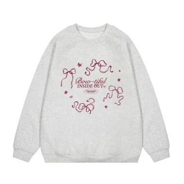 Áo sweater nơ nữ đỏ mận form rộng mùa đông Hàn Quốc RTOML, siêu ấm, giảm còn 119.999₫, giao 24h 5