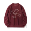 Áo sweater nơ nữ đỏ mận form rộng mùa đông Hàn Quốc RTOML, siêu ấm, giảm còn 119.999₫, giao 24h 8