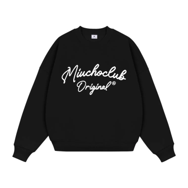 Áo sweater nữ boxy cổ tròn 100% cotton 320GSM dày dặn - Local Brand RTOML, giá 119.999 VND