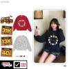 Áo sweater nữ boxy cổ tròn 100% cotton vải nỉ bông thoáng mát 320GSM in mix - Giá chỉ 119.999đ RTOML