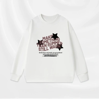 Áo sweater nữ đen bigsize ngôi sao in hình, áo khoác RTOML - 119.999₫