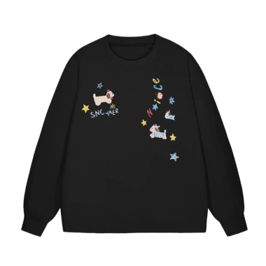 Áo sweater nữ form rộng Hàn Quốc xám tiêu, thu đông dễ thương, tay dài nỉ - RTOML 69.000₫