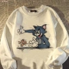 Áo sweater nữ họa tiết mèo hoạt hình Hàn Quốc RTOML - Kiểu mới mùa thu, giá 99.000 VND