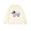 Áo sweater nữ mùa thu họa tiết chó con dễ thương, form rộng, 100% cotton RTOML 4