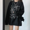 Áo sweater nữ oversize Thu Đông Hàn Quốc hoodie local brand in hình chú chó con hoạt hình unisex đôi giảm giá 119.999 7