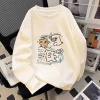 Áo Sweater Nữ Oversize Xám Nhạt In Chó Bánh Mì Cartoon Dễ Thương 320gsm Cotton 119.999₫ 7