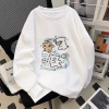 Áo Sweater Nữ Oversize Xám Nhạt In Chó Bánh Mì Cartoon Dễ Thương 320gsm Cotton 119.999₫ 9