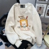Áo Sweater Nữ Oversize Xám Nhạt In Chó Bánh Mì Cartoon Dễ Thương 320gsm Cotton 119.999₫ 10