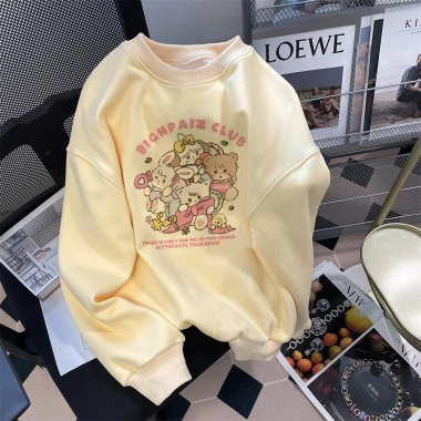 Áo Sweater Nữ RTOML 100% Cotton 320GSM Họa Tiết Hoạt Hình Dễ Thương, Dễ Phối Đồ - Giá 119.999 VND