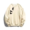 Áo Sweater Nữ Xám Nhạt Unisex In Mèo Đen 3 Hình Dễ Thương Oversize 320gsm - Thương Hiệu RTOML Giá 119.999 VND 6