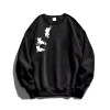 Áo Sweater Nữ Xám Nhạt Unisex In Mèo Đen 3 Hình Dễ Thương Oversize 320gsm - Thương Hiệu RTOML Giá 119.999 VND 7