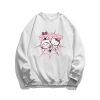 Áo sweater nữ xám tiêu form rộng Hàn Quốc Salmo nỉ dài tay mùa thu đông Hello Kitty - Giá chỉ 119.999 VND 5