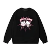 Áo sweater nữ xám tiêu form rộng Hàn Quốc Salmo nỉ dài tay mùa thu đông Hello Kitty - Giá chỉ 119.999 VND 6