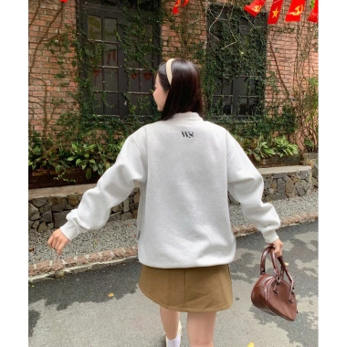 Áo sweater RTOML nỉ bông dày 380gsm oversize unisex Dog Cheerful, 24h giao hàng - Giá 119.999₫