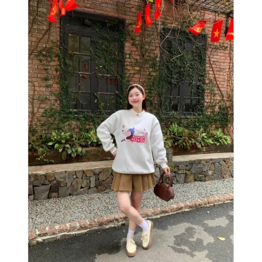 Áo sweater RTOML nỉ bông dày 380gsm oversize unisex Dog Cheerful, 24h giao hàng - Giá 119.999₫ 9 Áo sweater RTOML nỉ bông dày 380gsm oversize unisex Dog Cheerful, 24h giao hàng - Giá 119.999₫ 9