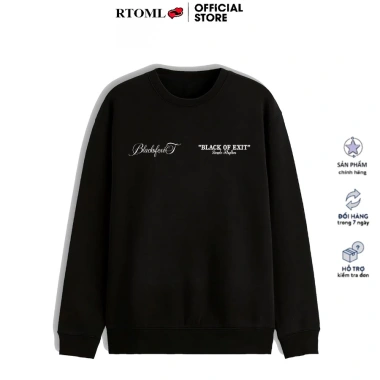 Áo Sweater Simple Flower nỉ bông form rộng Unisex Cotton thu đông RTOML 119.999₫