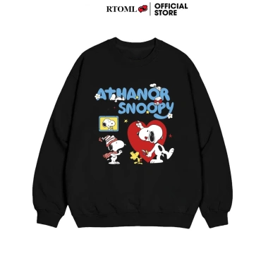 Áo Sweater Unisex Dáng Rộng Nỉ Bông Xám Tiêu – Thời Trang Dễ Phối, RTOML 119.999₫