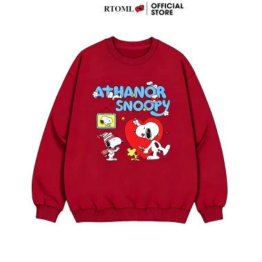 Áo Sweater Unisex Dáng Rộng Nỉ Bông Xám Tiêu – Thời Trang Dễ Phối, RTOML 119.999₫