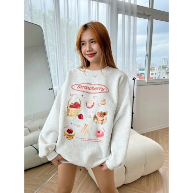 Áo Sweater Unisex Nỉ Bông 2.026 - Xám Trắng Cổ Tròn Dáng Rộng RTOML 119.999đ 8 Áo Sweater Unisex Nỉ Bông 2.026 - Xám Trắng Cổ Tròn Dáng Rộng RTOML 119.999đ 8