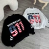 Áo Sweater WHO 911 Form Boxy Nữ Thu Đông Chống Gió Giữ Nhiệt In Cờ Mỹ - 155.200₫ 4