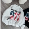 Áo Sweater WHO 911 Form Boxy Nữ Thu Đông Chống Gió Giữ Nhiệt In Cờ Mỹ - 155.200₫ 7