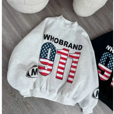 Áo Sweater WHO 911 Form Boxy Nữ Thu Đông Chống Gió Giữ Nhiệt In Cờ Mỹ - 155.200₫ 7