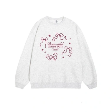 Áo sweatshirt mùa thu Xám rộng 100% cotton - Sweater nữ RTOML giảm còn 119.999₫
