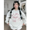 Áo sweatshirt mùa thu Xám rộng 100% cotton - Sweater nữ RTOML giảm còn 119.999₫ 10
