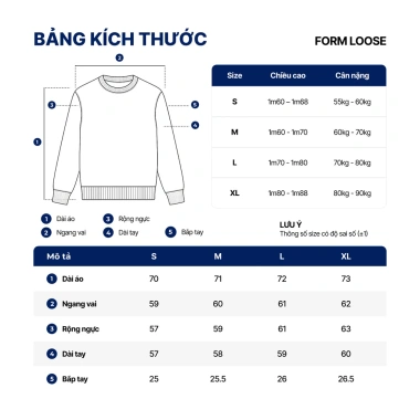 Áo Sweatshirt Nỉ Nam ICONDENIM Dynamic Form Loose, giá 319k, phong cách trẻ trung, ấm áp 9