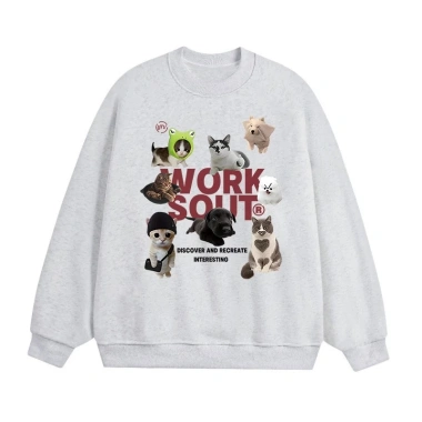 Áo sweatshirt nữ mùa thu form rộng RTOML - Cổ tròn 320GSM 100% cotton, giảm giá 119.999 VND 2 Áo sweatshirt nữ mùa thu form rộng RTOML - Cổ tròn 320GSM 100% cotton, giảm giá 119.999 VND 2