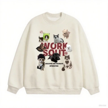 Áo sweatshirt nữ mùa thu form rộng RTOML - Cổ tròn 320GSM 100% cotton, giảm giá 119.999 VND 3 Áo sweatshirt nữ mùa thu form rộng RTOML - Cổ tròn 320GSM 100% cotton, giảm giá 119.999 VND 3