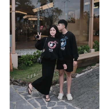 Áo Sweatshirt POPPOP Họa Tiết Nam Nữ Cổ Tròn Dáng Rộng Thu Đông 2.025 Local Brand Chính Hãng RTOML - Giá 119.999đ