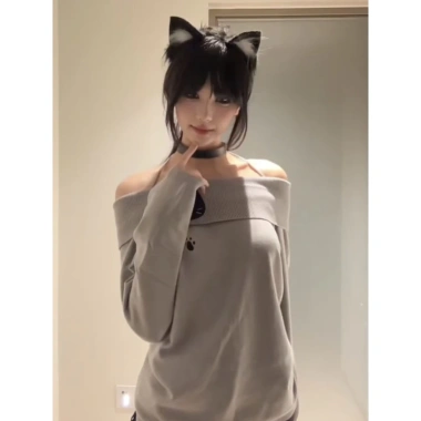 Áo T-Shirt Nữ Hot Girl Dễ Thương Tay Dài Mỏng In Hình Mèo Độc Đáo FCC - Giá 175k Áo T-Shirt Nữ Hot Girl Dễ Thương Tay Dài Mỏng In Hình Mèo Độc Đáo FCC - Giá 175k