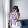 Áo tăm 2 túi cổ bẻ khuy vạt bầu cộc tay - Giá chỉ 103.500đ, giảm ngay 6