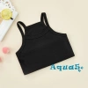 Áo Tank Bé Gái AQQ-Kids Không Tay Dệt Kim Crop Top Xám Đen Giá Ưu Đãi 82.296 VND 8