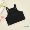 Áo Tank Bé Gái AQQ-Kids Không Tay Dệt Kim Crop Top Xám Đen Giá Ưu Đãi 82.296 VND 9