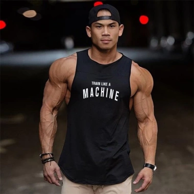 Áo Tank Top Nam Cổ Tròn Không Tay - Thể Hình Gym, Thể Thao, Giá Ưu Đãi 140.400₫