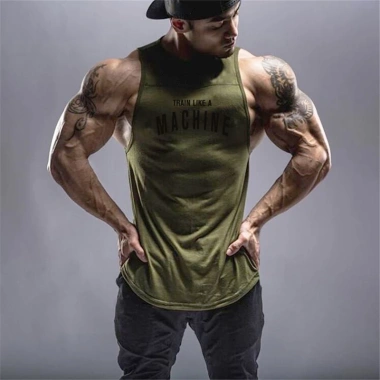 Áo Tank Top Nam Cổ Tròn Không Tay - Thể Hình Gym, Thể Thao, Giá Ưu Đãi 140.400₫ 4