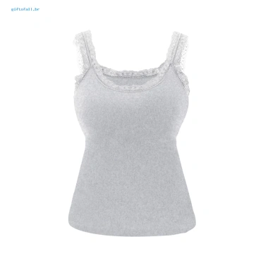 Áo Tank Top Nữ Ren Có Lót Ngực, Dây Spaghetti Thoáng Mát Mùa Hè - Giá 158k