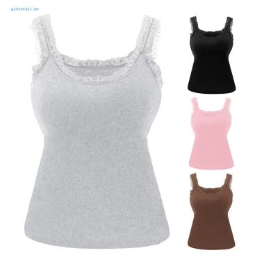 Áo Tank Top Nữ Ren Có Lót Ngực, Dây Spaghetti Thoáng Mát Mùa Hè - Giá 158k 6 Áo Tank Top Nữ Ren Có Lót Ngực, Dây Spaghetti Thoáng Mát Mùa Hè - Giá 158k 6