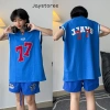 Áo Tanktop JAY77 Ba Lỗ Thể Thao Đắp Nổi 77 - Unisex Cotton Form Rộng Đen/Nâu/Cobán 7