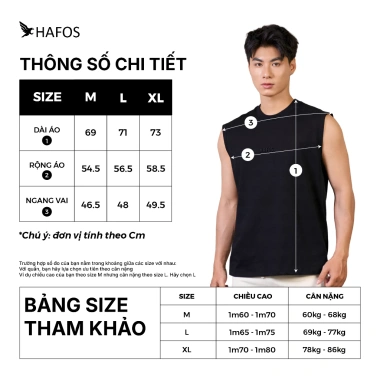 Áo tanktop nam co giãn thấm hút - Thoáng mát, tập gym, giá 200.000₫