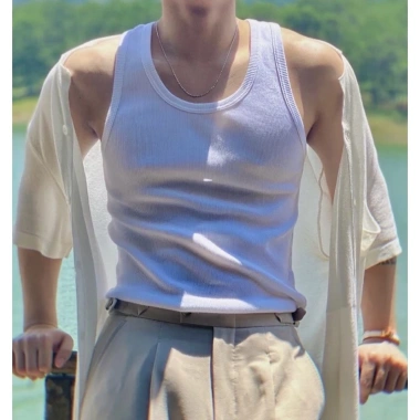 Áo Tanktop Nam Cotton Thun 250gsm Gân Hiệu Cổ Tròn Ôm Body Thể Thao Tập Gym Giá 60k 3 Áo Tanktop Nam Cotton Thun 250gsm Gân Hiệu Cổ Tròn Ôm Body Thể Thao Tập Gym Giá 60k 3
