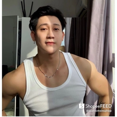 Áo Tanktop Nam Cotton Thun 250gsm Gân Hiệu Cổ Tròn Ôm Body Thể Thao Tập Gym Giá 60k