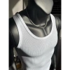 Áo Tanktop Nam Cotton Thun 250gsm Gân Hiệu Cổ Tròn Ôm Body Thể Thao Tập Gym Giá 60k 9
