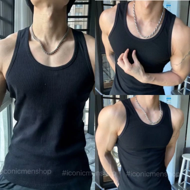 Áo Tanktop Nam Cotton Thun 250gsm Gân Hiệu Cổ Tròn Ôm Body Thể Thao Tập Gym Giá 60k 10 Áo Tanktop Nam Cotton Thun 250gsm Gân Hiệu Cổ Tròn Ôm Body Thể Thao Tập Gym Giá 60k 10
