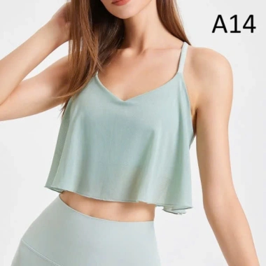 Áo tập gym nữ A14 – Bra voan thun lạnh, thoáng khí, co giãn 4 chiều, phù hợp yoga tại nhà – giá ưu đãi 310.000₫