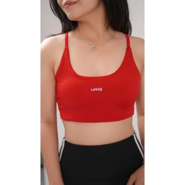 Áo Tập Gym Yoga Nữ UNIQ Cool Peel Hai Dây Lưng Đan Chéo, Giá 161.968₫